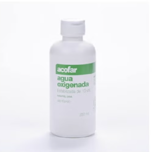 Agua Oxigenada 10 vol – Botella 250 ml