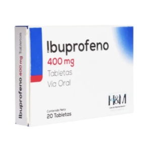 Ibuprofeno 400 mg – Tabletas – Caja x 20